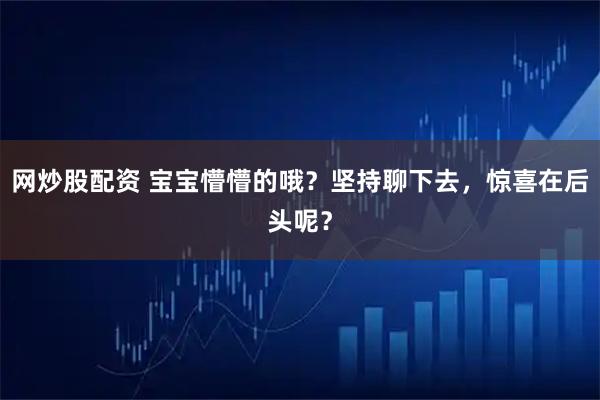 网炒股配资 宝宝懵懵的哦？坚持聊下去，惊喜在后头呢？
